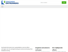 Tablet Screenshot of erkendeontruimers.nl